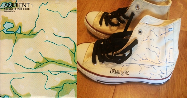Are you in the market for a pair of ‘professionally done’ Brian Eno custom Converse?