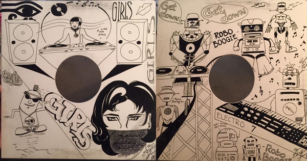Hip hop pioneer Egyptian Lover offers up hand-drawn 12-inch covers