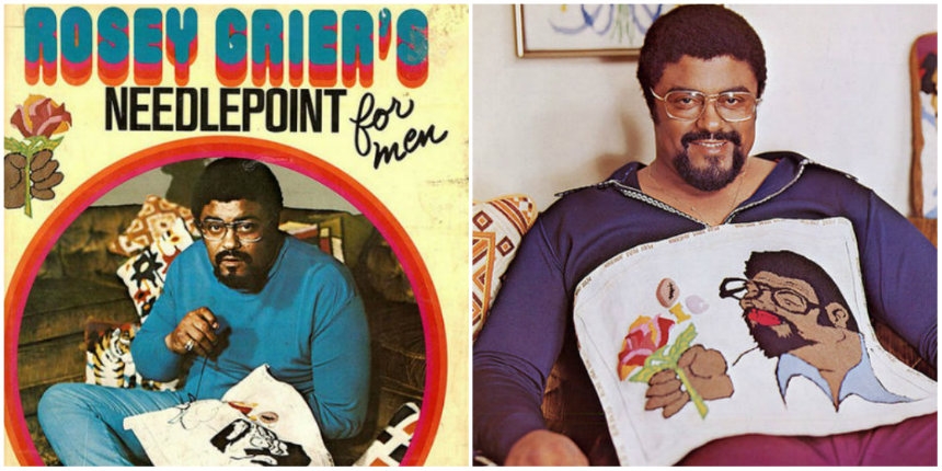 Gentle Giant: Rosey Grier’s ‘Needlepoint for Men,’ 1973