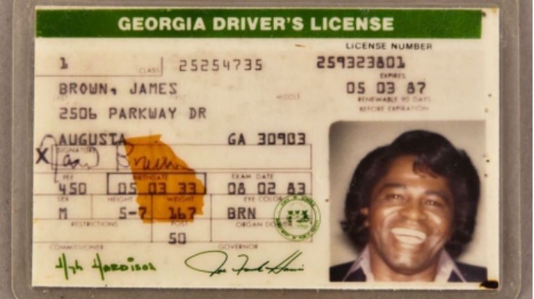 Vintage driver’s licenses once issued to Alfred Hitchcock, Johnny Cash, James Brown & more!