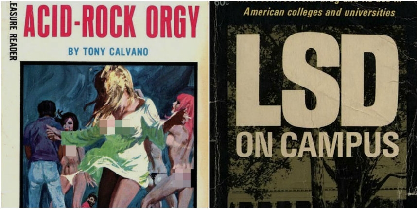 LSD Orgy Exposé: Have an acid flashback with these psychedelic book covers