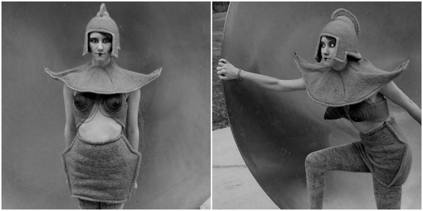Cosplay Couture: Felted ‘Metropolis’-inspired Sci-Fi costume