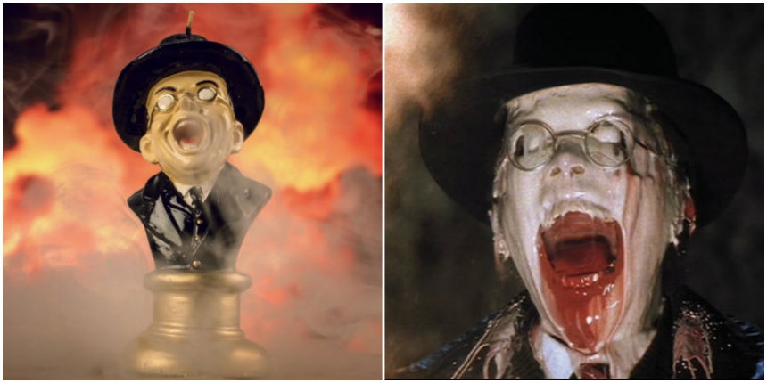 ‘Raiders of the Lost Ark’ melting Nazi face candle