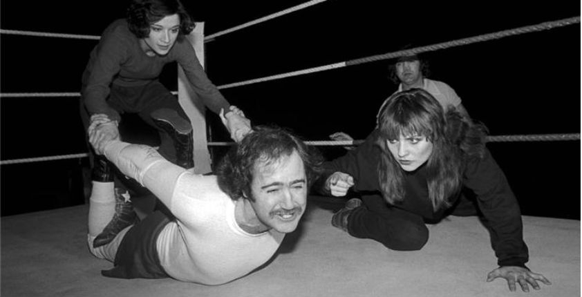 When Debbie Harry wrestled Andy Kaufman, 1983
