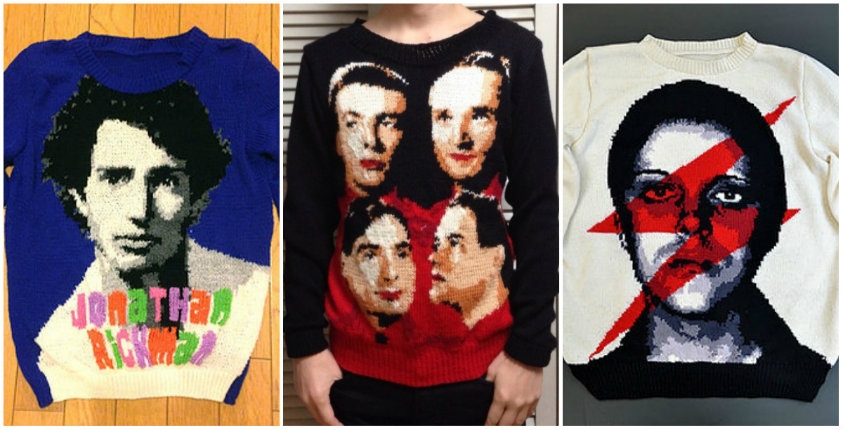 Punk rock knitting: These cult figure sweaters are easily the most amazing sweaters money can buy