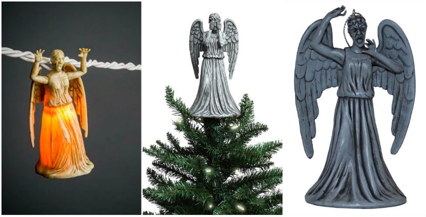 Why not have a ‘Doctor Who’ Weeping Angel-themed Christmas tree this year?