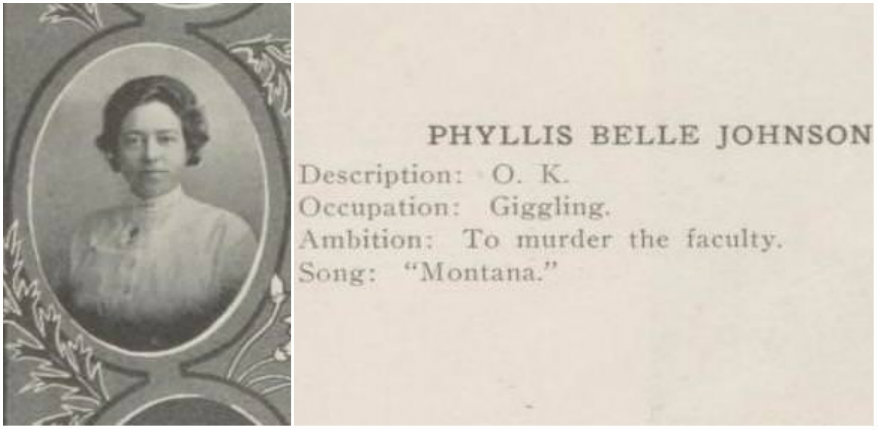 ‘Murder the faculty’: Crazy high school yearbook quotes from 1911