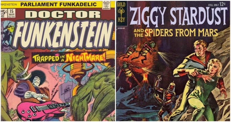 David Bowie, Beastie Boys, Public Enemy, & Thin Lizzy songs reimagined as comic books