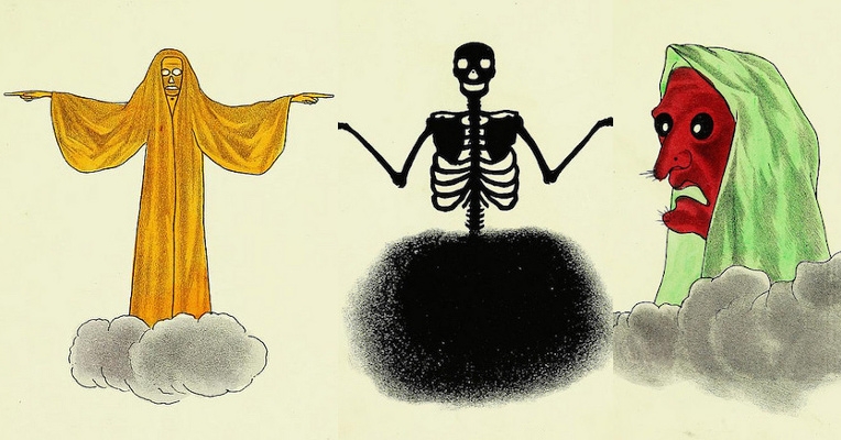 Spectropia, the popular 19th-century method of conjuring demons and ghosts