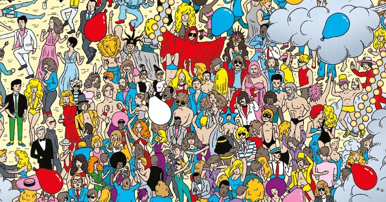 ‘Where’s Warhol?’: See if you can find the elusive white-haired pop art master