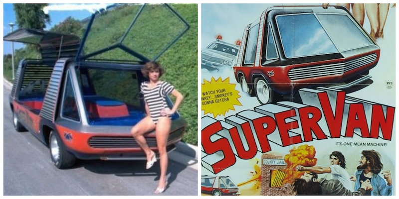 The awesome party mobile from the 1977 film ‘SuperVan’ is up for auction