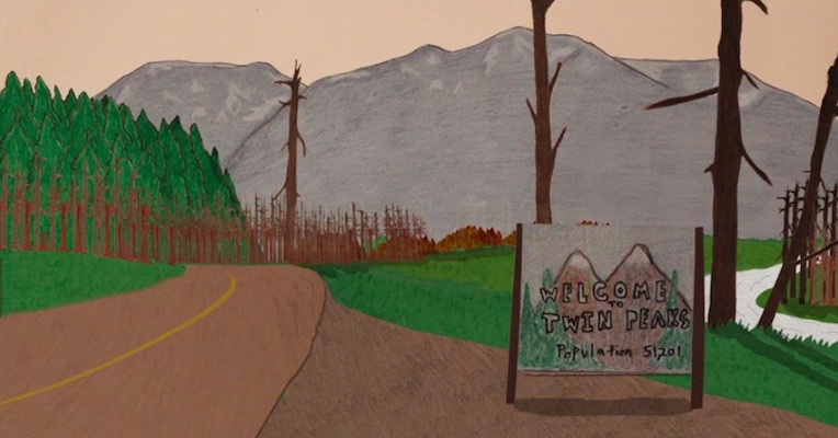 Title sequence of ‘Twin Peaks’ recreated using nothing but paper