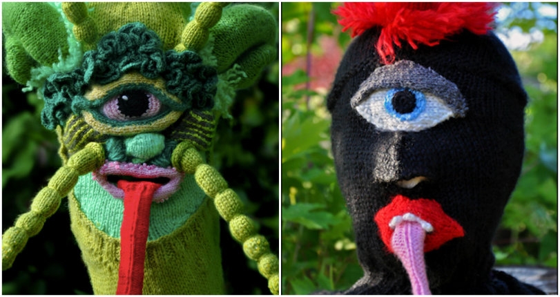 Scary monsters and crocheted creeps: The knitted brutality of Tracy Widdess