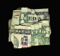 The Cost of Living Like This: Dan Tague’s Dollar Bill Art