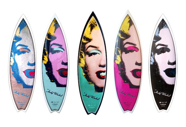 Andy Warhol luxury surfboards