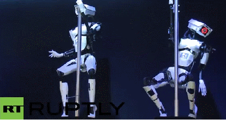 Poledancing robot
