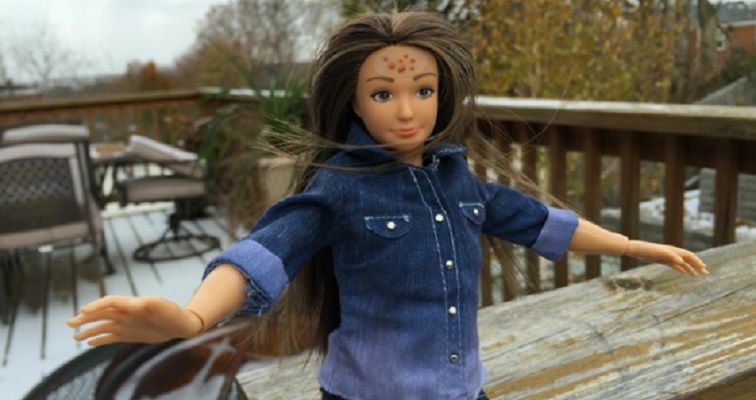 Concept Barbie doesn’t just have realistic proportions—she has scars, acne, freckles & cellulite