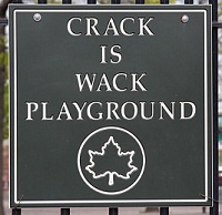The ‘Crack Is Wack Playground’ is a real thing