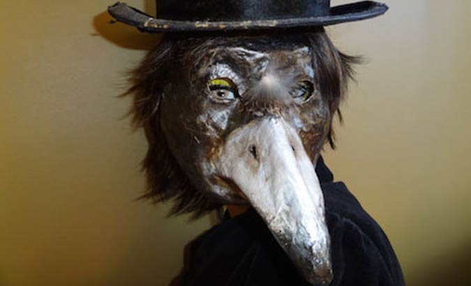 Artful, decadent (and slightly creepy) papier-mâché animal masks