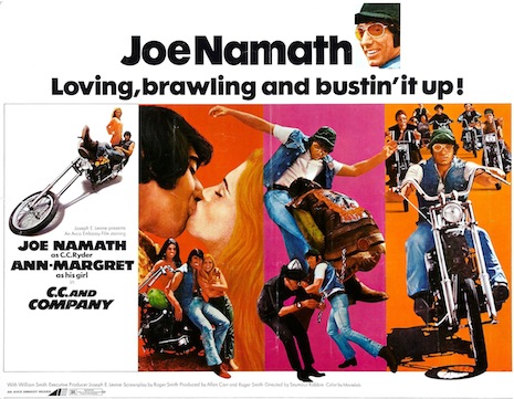 Take it off: Joe Namath’s 1970 motorcycle flick hit ‘C.C. and Company’