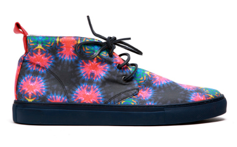 The perfect shoe for rich hippies: Tye-dyed chukka boots