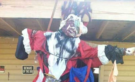 I saw Santa being crucified: Have a gawk at the most controversial Christmas decoration in Texas