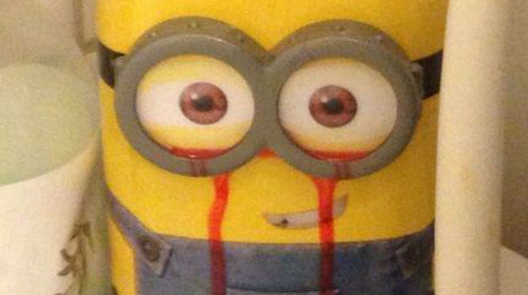 Terrifyingly hilarious design flaw with the Minion 3-in-1 Body Wash for kids