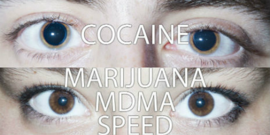 cocaine pupil