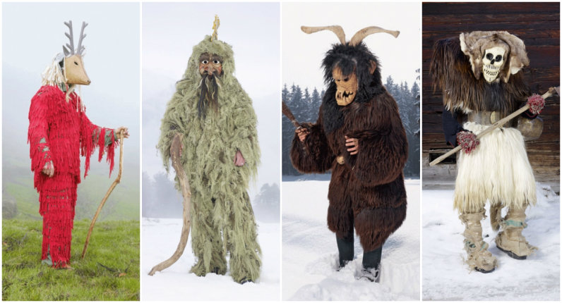 statistics acceleration Banzai Stunning images of pagan costumes worn at winter celebrations around the  world | Dangerous Minds