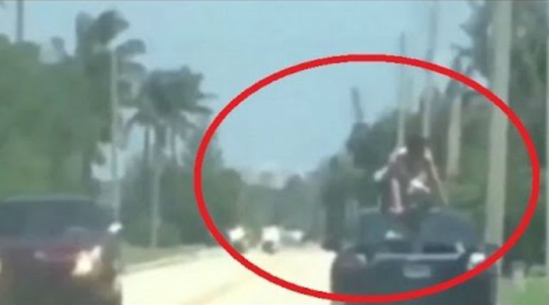 Florida man surfs cars because meth