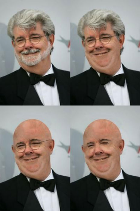 Some things cannot be unseen: A hairless George Lucas