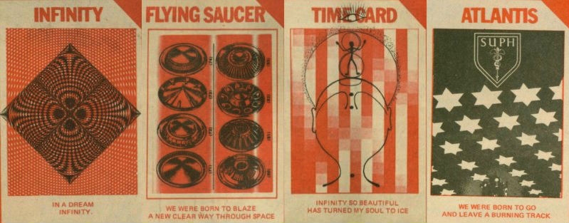 Hawkwind’s ‘Galactic Tarot’ deck, 1971