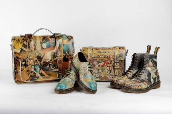 Hieronymus Bosch’s ‘Garden Of Earthly Delights’ featured on Dr. Martens bags and shoes