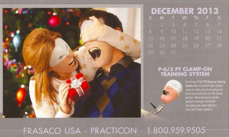 This dental practice training calendar is THE must-have 2014 calendar