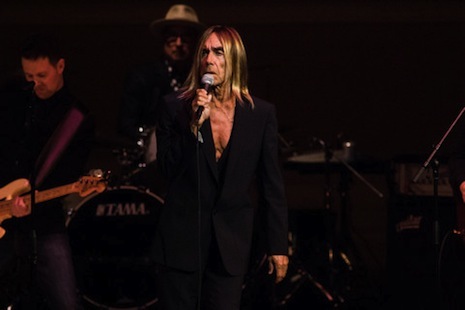 Iggy Pop belts out two immortal Joy Division songs at Tuesday’s Tibet House benefit