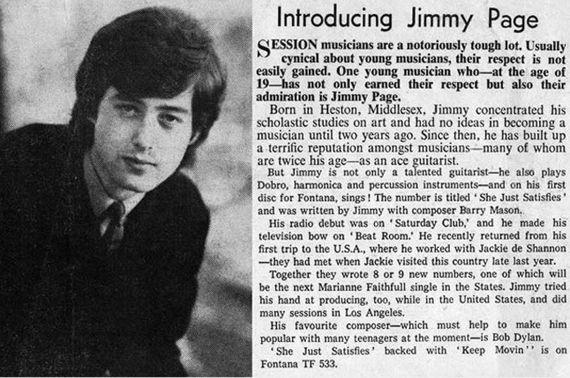 Jimmy Page SINGS on his pre-Led Zeppelin solo single, 1965