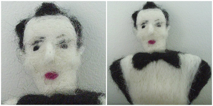 This felted Klaus Nomi is the most adorable thing you’ll see today