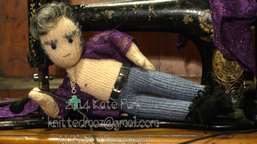 You know you want these knitted Morrissey dolls