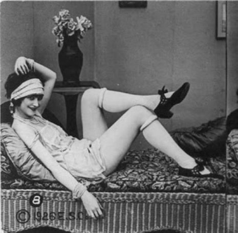 When a glimpse of stocking was something shocking: Vintage erotic postcards  of 1920's flappers | Dangerous Minds