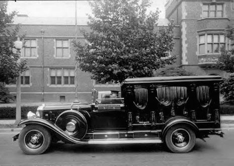 Cadillac half-coach hearse, 1930
