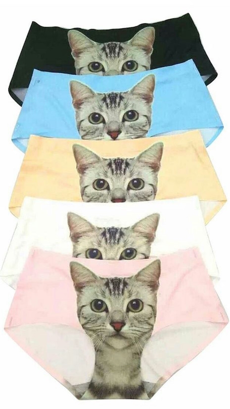 3-D printed cat panties