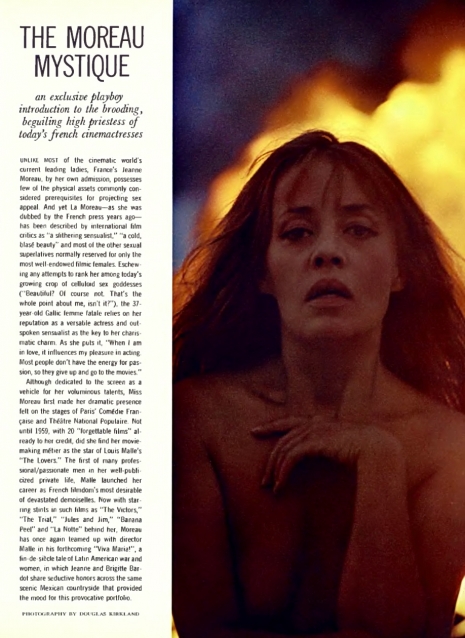 That time Jeanne Moreau posed for Playboy | Dangerous Minds