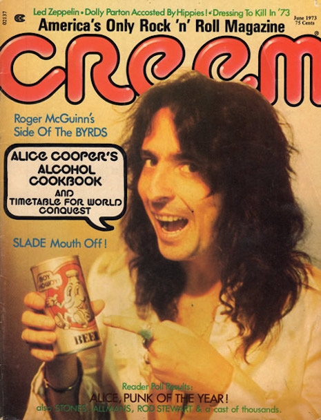 Alice Cooper's Alcohol Cookbook': The band's favorite drink recipes as told to CREEM, 1973 | Dangerous Minds