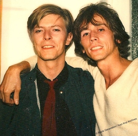 David Bowie and Ivan Kral