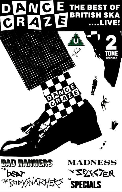 Dance Craze Ska Wall Clock Bad Manners/Specials/Madness/Selecter 
