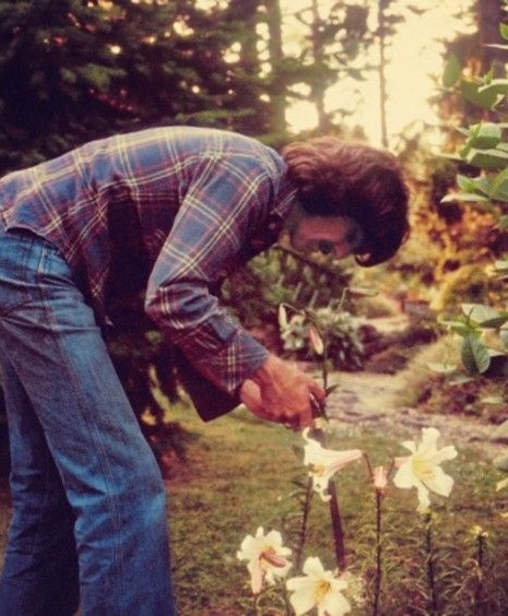 George in garden