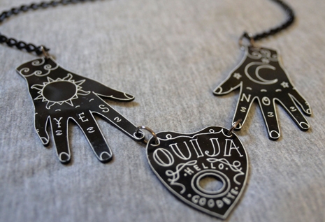 Ouija board necklace