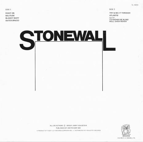 Stonewall back