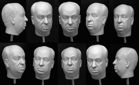The many small faces of Alfred Hitchcock
