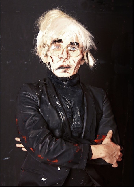 Andy Warhol living sculpture